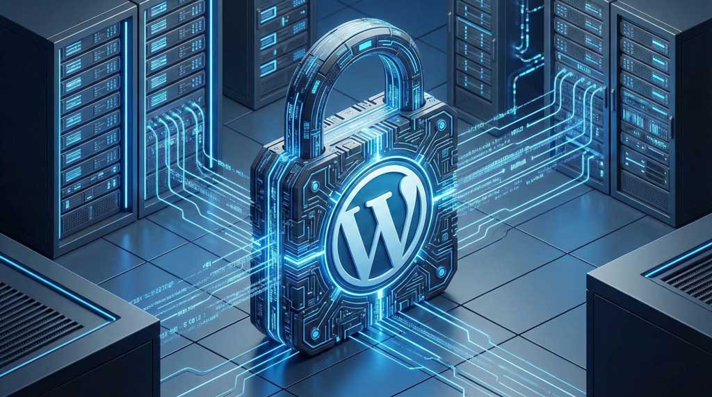 چک لیست اقدامات امنیتی وردپرس بعد از نصب - قفل محافظتی روی لوگوی وردپرس